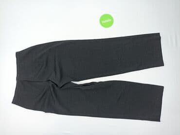 zara woskowane spodnie: Material trousers for women, size 2XL (EU 44) — 2