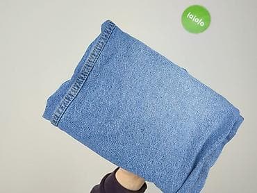 cropped blue jeans: Spódnica damska, rozmiar L — 5