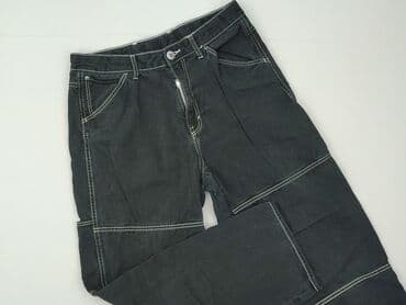 top zielony hm: Spodnie jeansowe, H&M, 14 lat, 164, stan - Bardzo dobry — 1