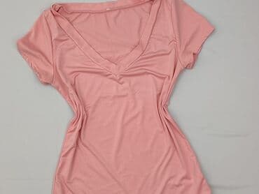 t shirt damski pudrowy róż: T-shirt damski, rozmiar S — 1