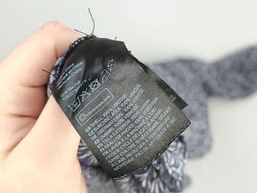 niebieska sukienka w kwiaty h m: H&M, Sukienka damska, rozmiar M — 4