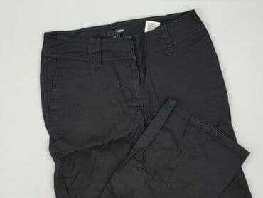 spodnie brazowe hm: H&M, Spodnie materiałowe damskie, S — 1