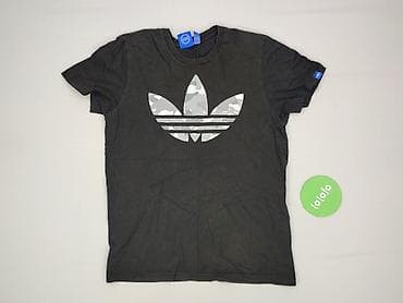 bluzki czarne basic: Adidas, T-shirt damski, rozmiar S — 2