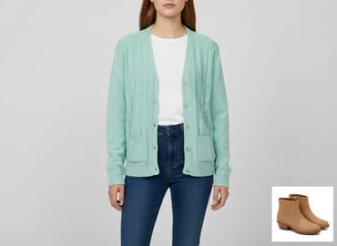 sukienki z kaszmiru: Kardigan damski, rozmiar M — 7