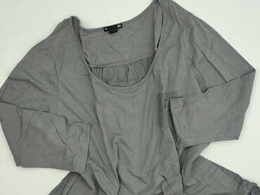szara bluzka h m: H&M, Tunika damska, rozmiar XL — 1