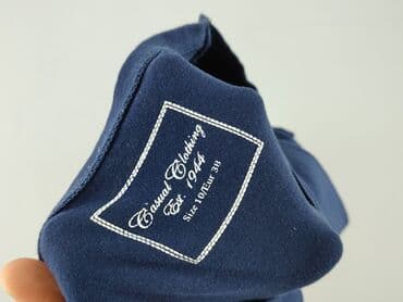 granatowa bluzka na ramiączkach: T-shirt damski, rozmiar M — 4