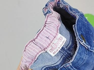 bluza hello kitty cropp: Spodnie jeansowe, So cute, 9-12 miesięcy, stan - Idealny — 4