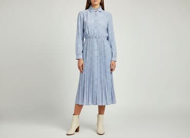 plisowane sukienki midi: Sukienka damska, rozmiar S — 1