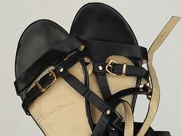 sandały płaskie z kamieniami: Sandals for women, size 41 — 6