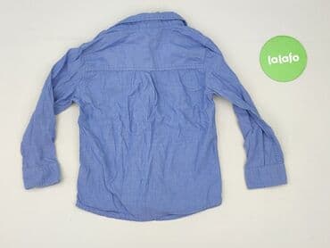 hm top basic: Shirt 3-4 years, condition - Perfect, pattern - Monochromatic, color - Blue — 3