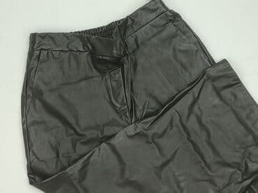 legginsy eko skóra matowe: MILANO ITALY, 3/4 Trousers for women, S — 1