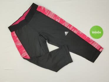 spodnie dresowe z napisami: Adidas, Legginsy Sportowe damskie, S — 2