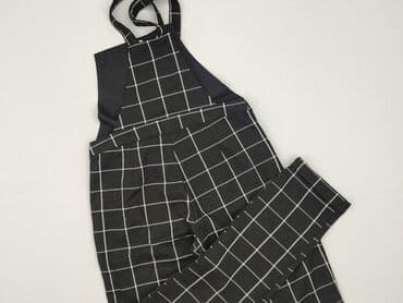 spodnie serduszka by o la la czarne: Ogrodniczki damskie, rozmiar M — 1