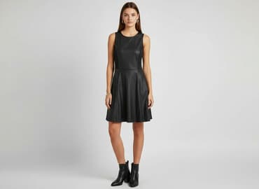 czarna sukienka z długim rękawem sinsay: Sinsay, Sukienka damska, rozmiar S — 7