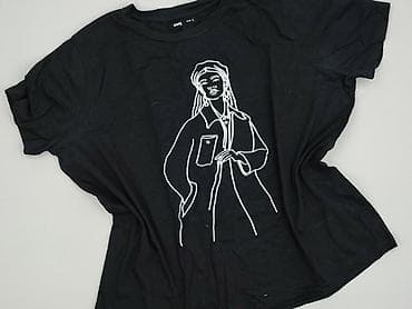 Sinsay, T-shirt damski, rozmiar L