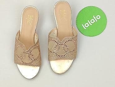 kazar klapki złote: Sergio Todzi, Klapki damskie, rozmiar 36 — 3