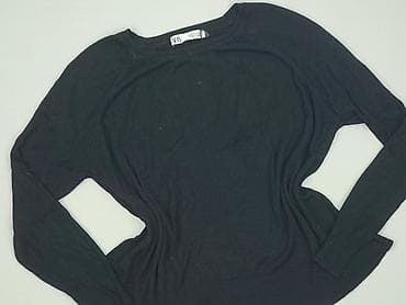 sweter czarny: Zara, Sweter damski, rozmiar M — 1