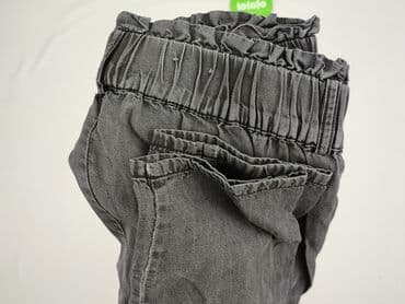 szare szerokie jeansy: Bik Bok, Spodnie materiałowe damskie, rozmiar S — 5