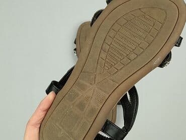 klapki z brylantami: Sandały damskie, rozmiar 36 — 4