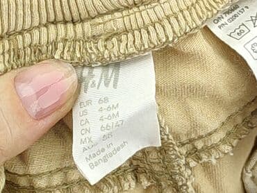 lniany kombinezon hm: Spodnie jeansowe, H&M, 3-6 miesięcy, stan - Bardzo dobry — 4
