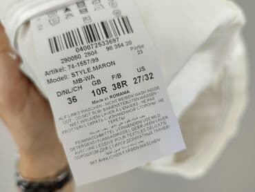 lasocki sandaly biale: BRAX, Spodnie materiałowe damskie, rozmiar S — 5