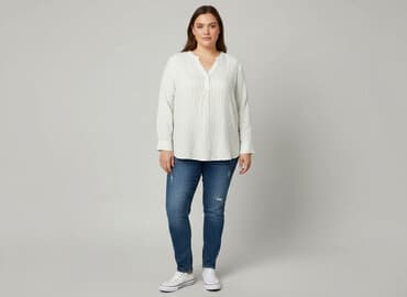 koszula wiya w paski: Everme, Bluzka damska, rozmiar 2XL — 7