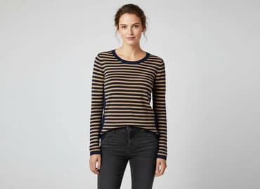 sweter hm w paski: H&M, Sweter damski, rozmiar M — 1