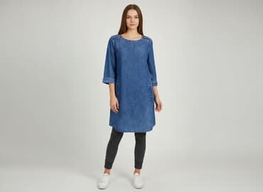 sukienki dżinsowe tanie: Sukienka damska, rozmiar M — 7