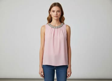 rozowa bluzka na impreze: Bluzka damska, rozmiar M — 7