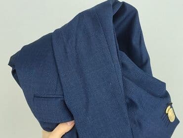 b c collection bluzy: Marynarka męska Bertoni - Kolor: granatowy (melanżowa faktura — 6