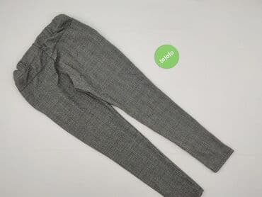 ubrania w pepitkę: Spodnie materiałowe damskie, rozmiar M — 4
