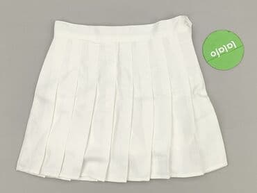 biała spódniczka z zakładkami: Spódnica damska, rozmiar S — 2