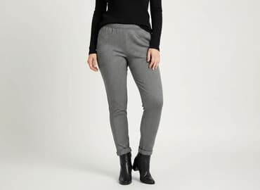 białe legginsy ocieplane: Pepco, Legginsy Eleganckie damskie, rozmiar M — 6