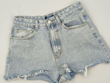 spodenki jeansowe z wysokim stanem pull and bear: PrettyLittleThing, Szorty damskie, rozmiar M — 1