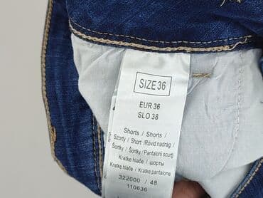 blue jeans tekst: Spodnie 3/4 damskie, rozmiar S — 4