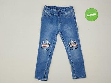 spodniczki hm: Spodnie jeansowe, H&M, 2-3 lat, 98, stan - Bardzo dobry — 2