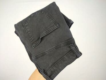 szare szerokie jeansy: Jeansy damskie, rozmiar 2XS — 5