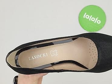 lasocki buty na platformie: Półbuty damskie, rozmiar 37 — 7