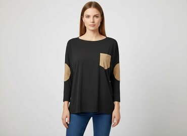 eleganckie bluzki andżela: Zaza, Bluzka damska, rozmiar L — 6