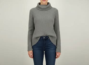 bluzki z golfem: Stefanel, Sweter damski, rozmiar M — 7