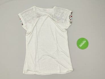 góralska koszula damska z haftem biała: Women`s T-shirt, size M — 4