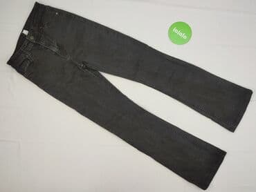 srebrne buty deichmann: Bershka, Jeansy damskie, XS — 2