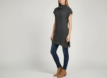 bluzki z golfem: Tunika damska, rozmiar S — 5