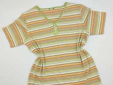 sukienki z rękawem 3 4 rozkloszowane: Bluzka damska, 6XL — 1