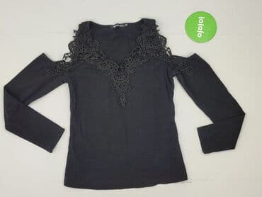 czarne t shirty i marynarka: T-shirt damski, rozmiar S — 2