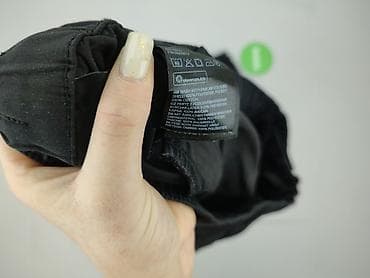 air force czarne: H&M, Spodnie materiałowe damskie, rozmiar S — 5