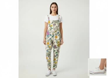 hm krótkie spodenki czarne: H&M, Kombinezon damski, rozmiar S — 6