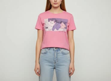 ubrania z hello kitty: Disney, T-shirt damski, rozmiar L — 1