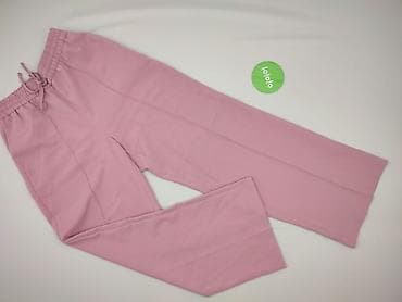 szorty len: Spodnie materiałowe damskie, rozmiar M — 2