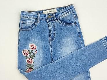 tchibo bluza: Spodnie jeansowe, DenimCo, 9 lat, 128/134, stan - Bardzo dobry — 1
